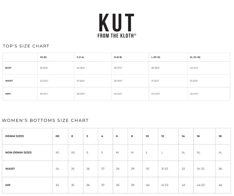 KUT FROM THE KLOTH - Christine High Rise Straight Leg Jeans