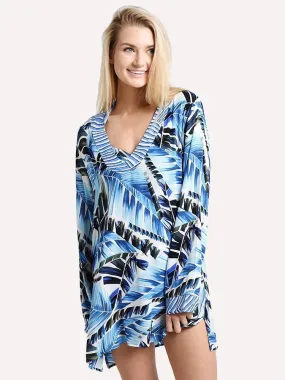     LA BLANCA  Two Cool V-Neck Tunic    