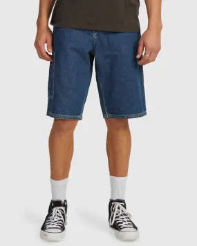 LABORED DENIM UTILITY SHORT