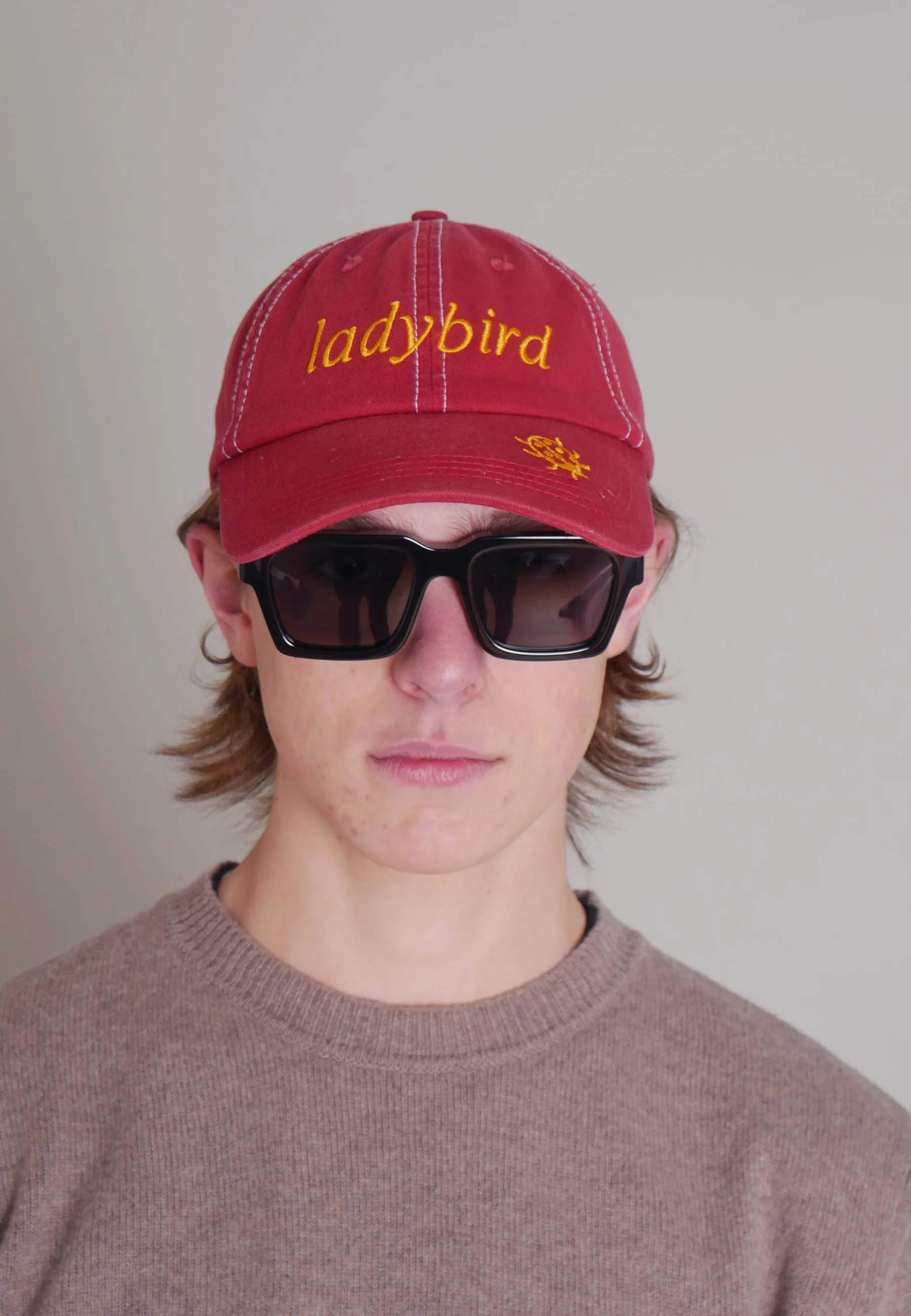 Lady Bug Baseball Cap - mat lipstick