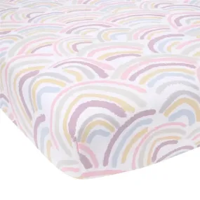 Lambs & Ivy - Baby Fitted Sheet, Rainbow
