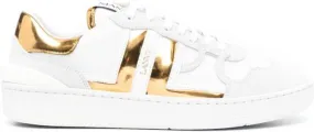 Lanvin Clay leather sneakers White