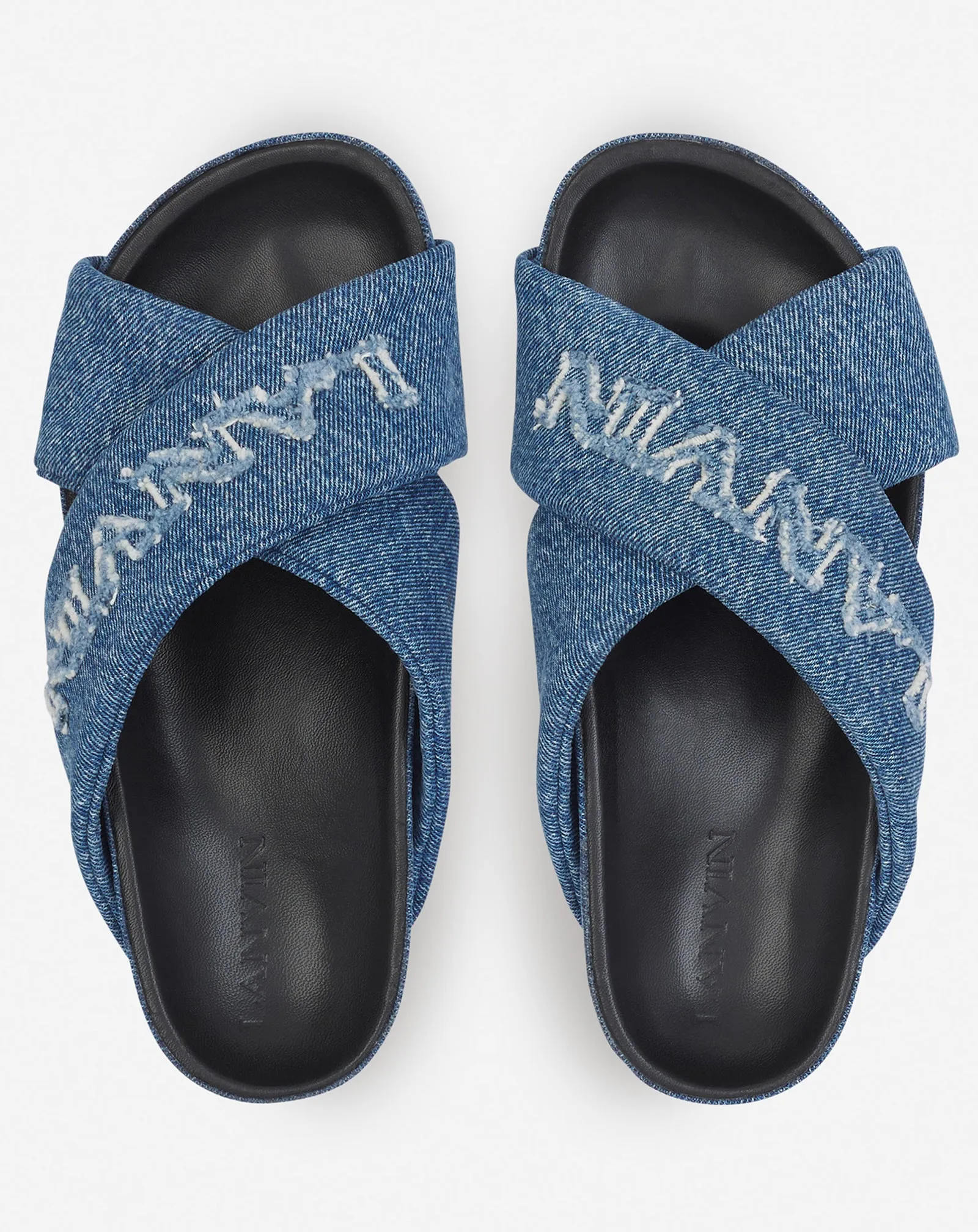 LANVIN TINKLE SANDALS IN DENIM