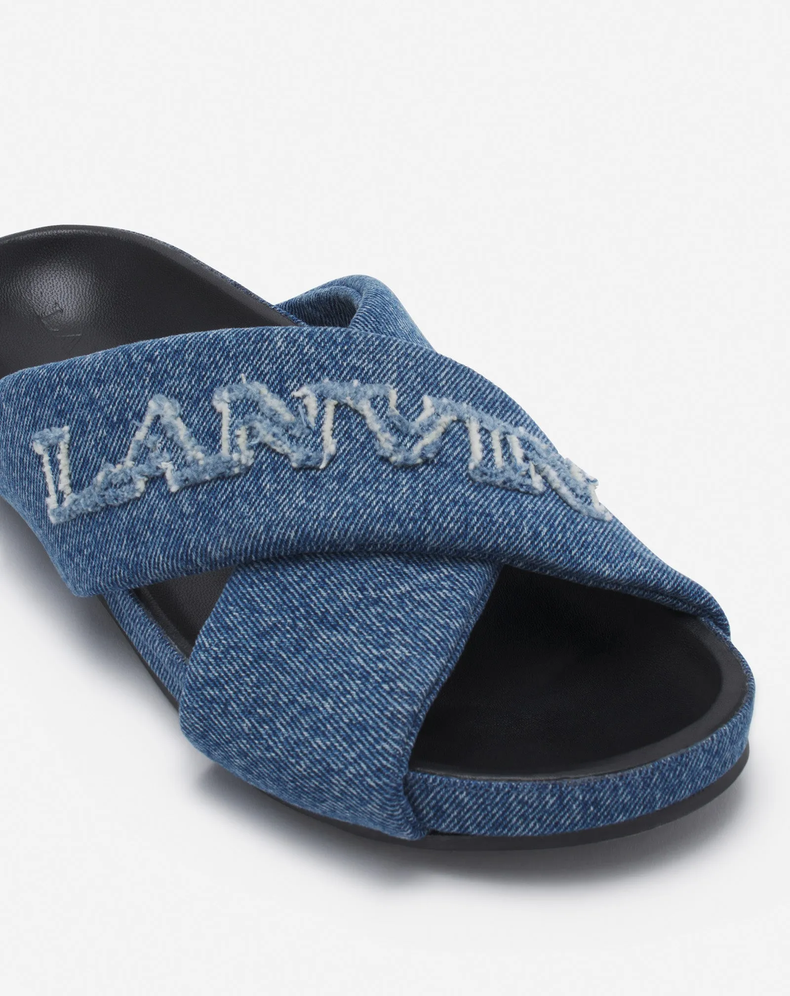 LANVIN TINKLE SANDALS IN DENIM