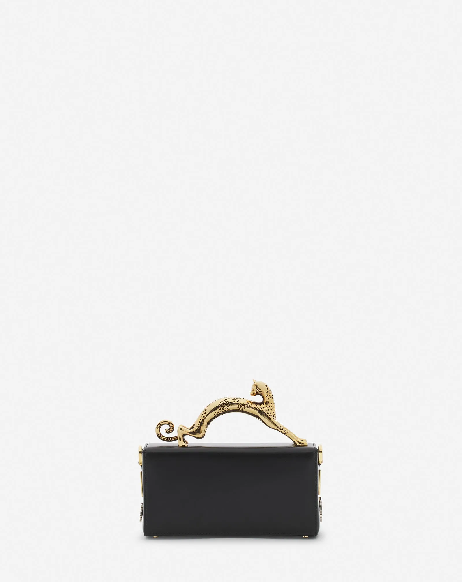 LANVIN x FUTURE PENCIL CAT NANO LEATHER BAG WITH PINS