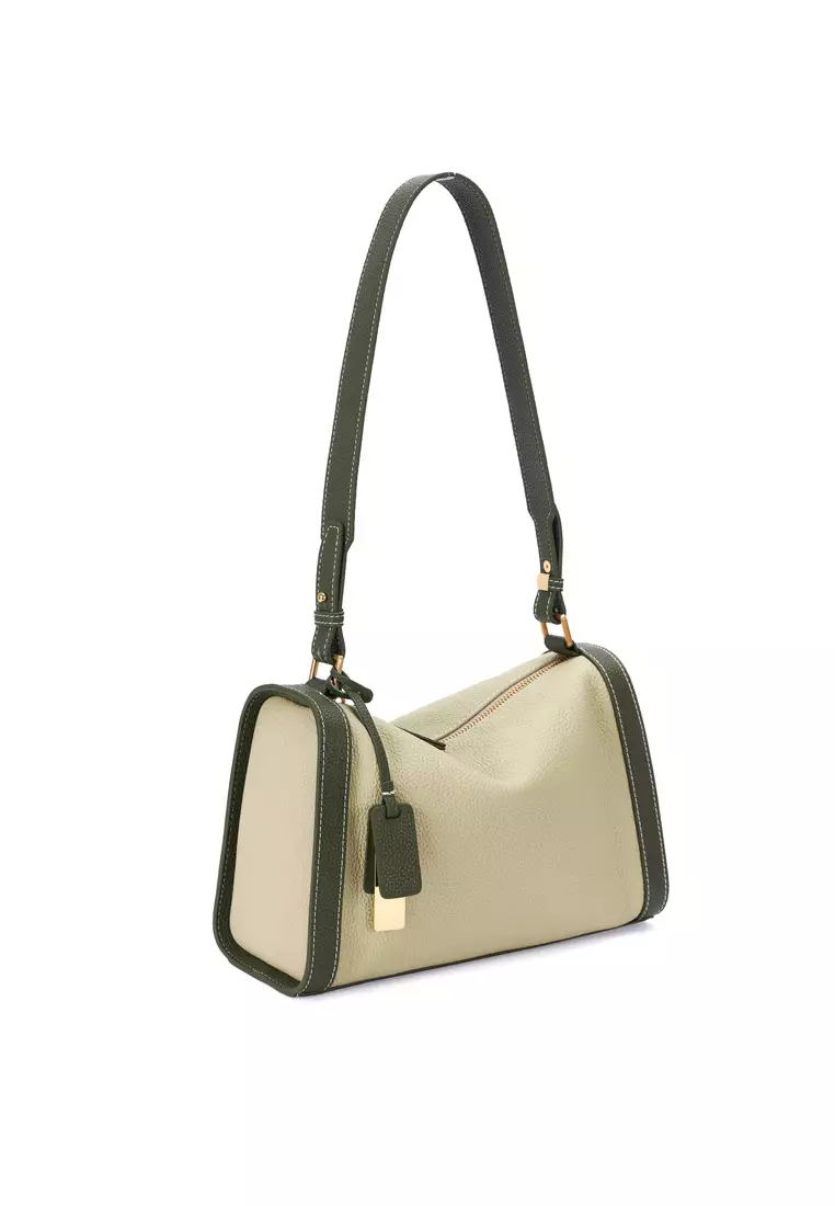 Lara Women's Leather Color Contrast Crossbody Bag