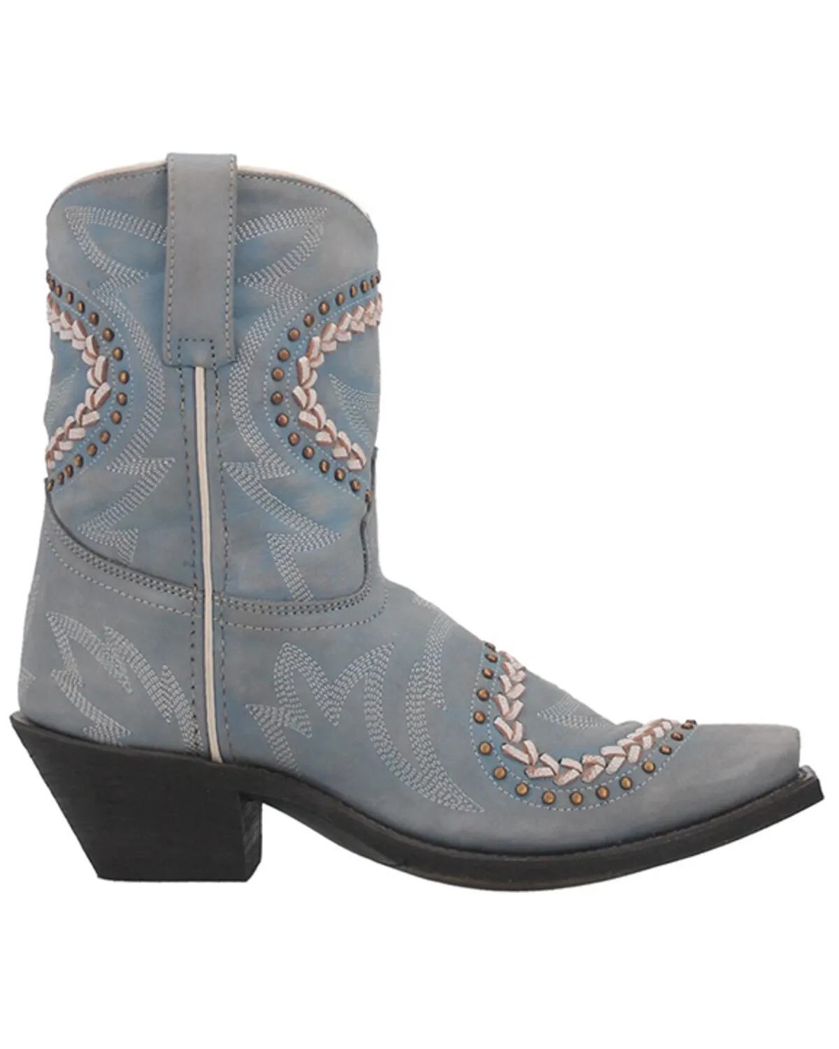 Laredo Women's Fancy Leather Western Boot - Snip Toe