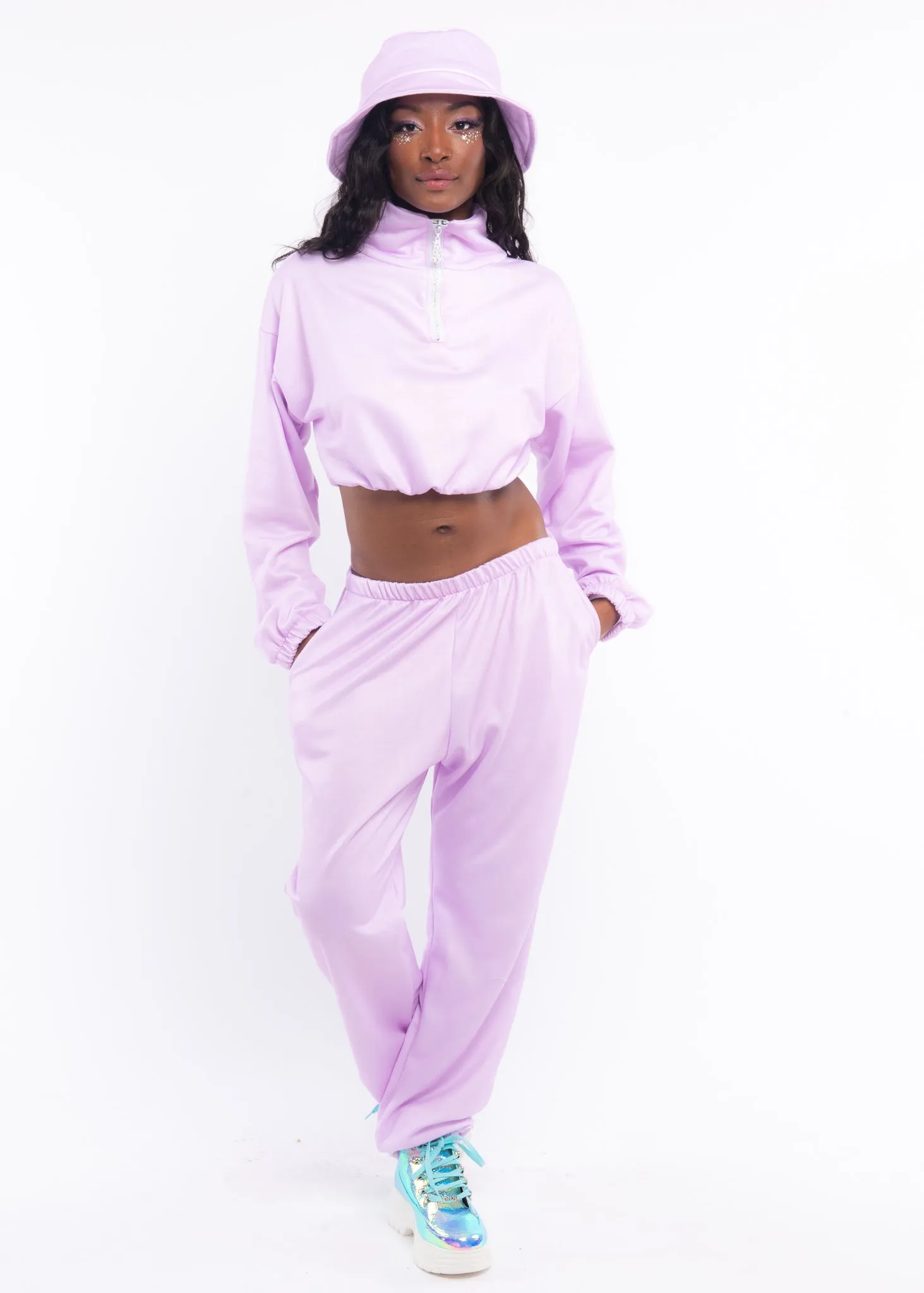 Lavender Fleece Sweat Pants