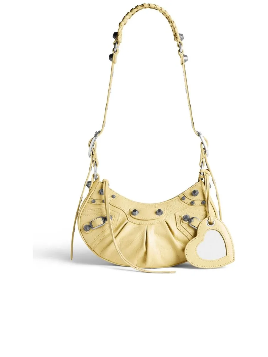 Le Cagole XS Shoulder Bag in Yellow