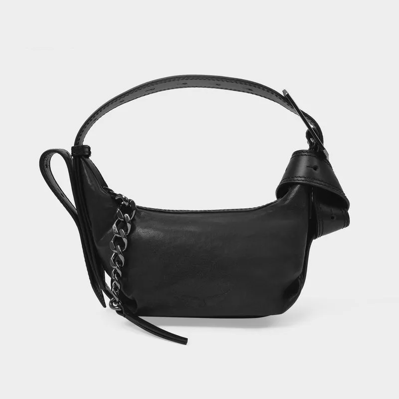 Le Cecilia Xs Hobo Bag - Zadig & Voltaire -  Black - Leather