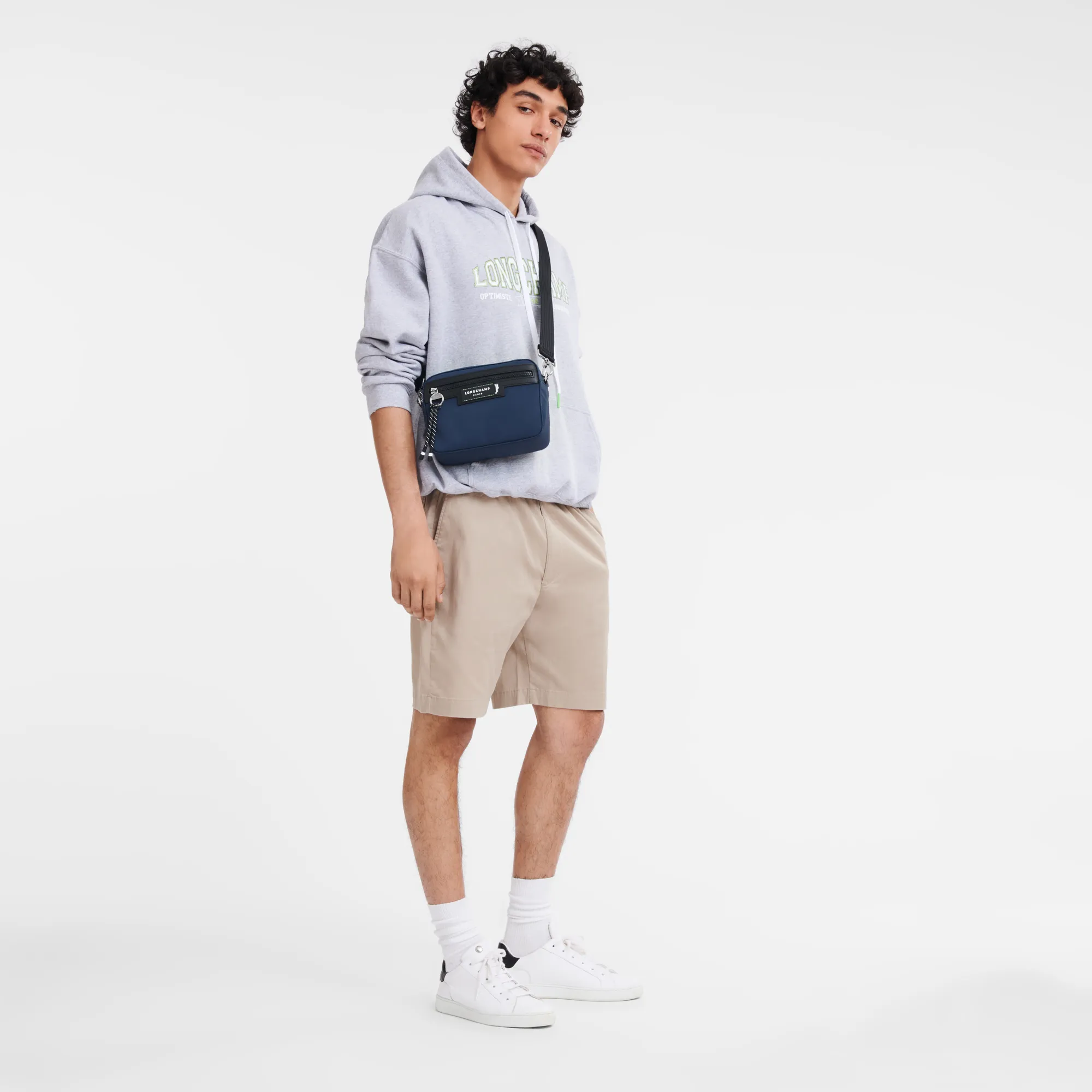 Le Pliage Energy S Camera bag Navy - Recycled canvas