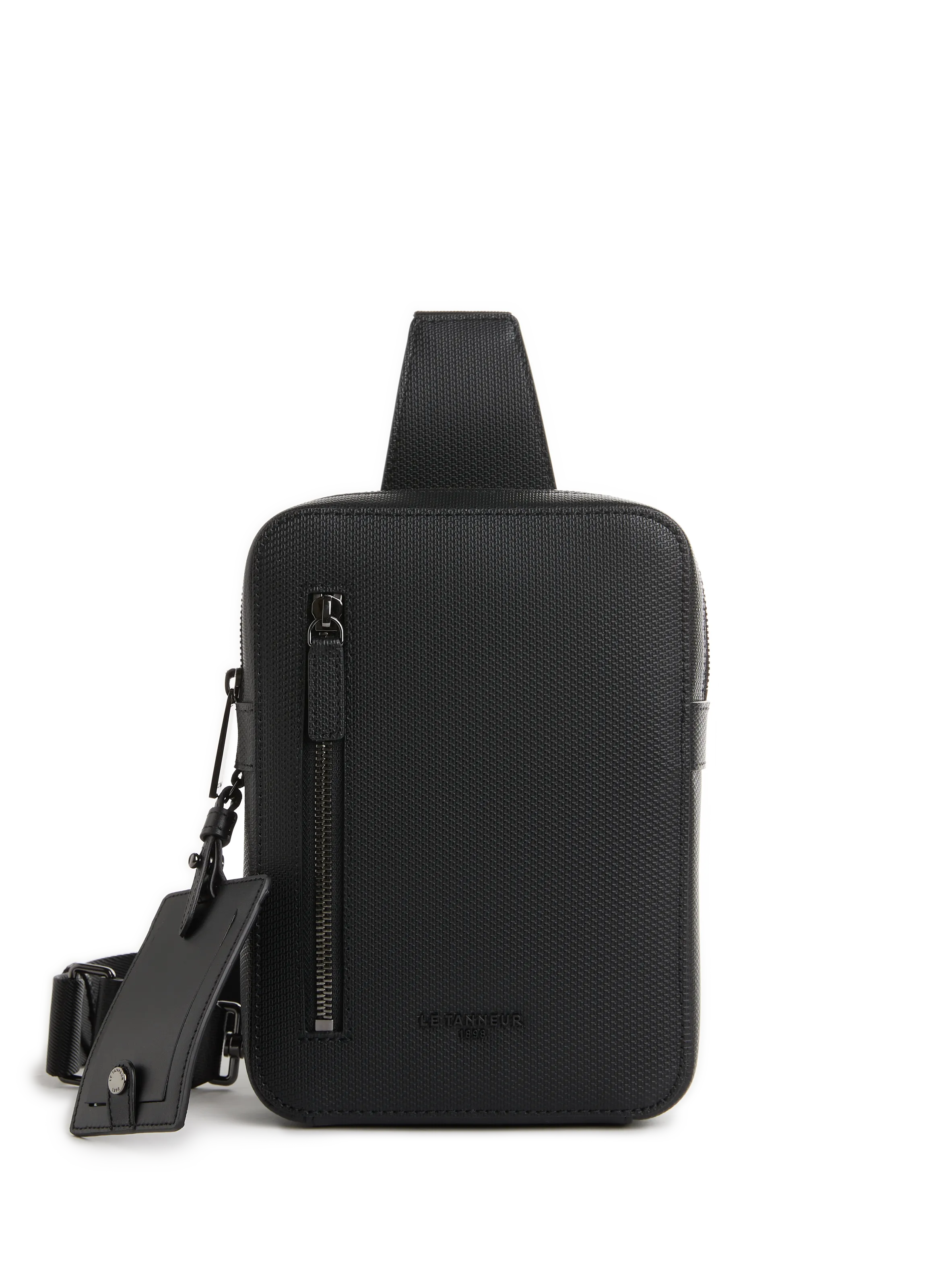 LE TANNEUR  Emile leather shoulder bag  - Black