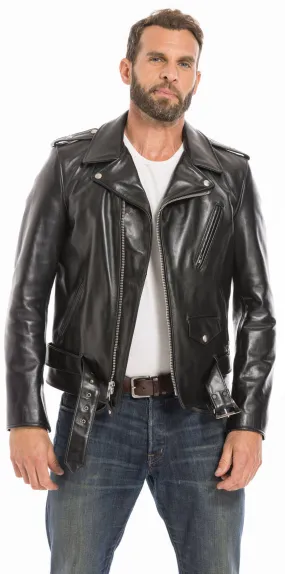 Leather jacket perfecto star horse 613 sh
