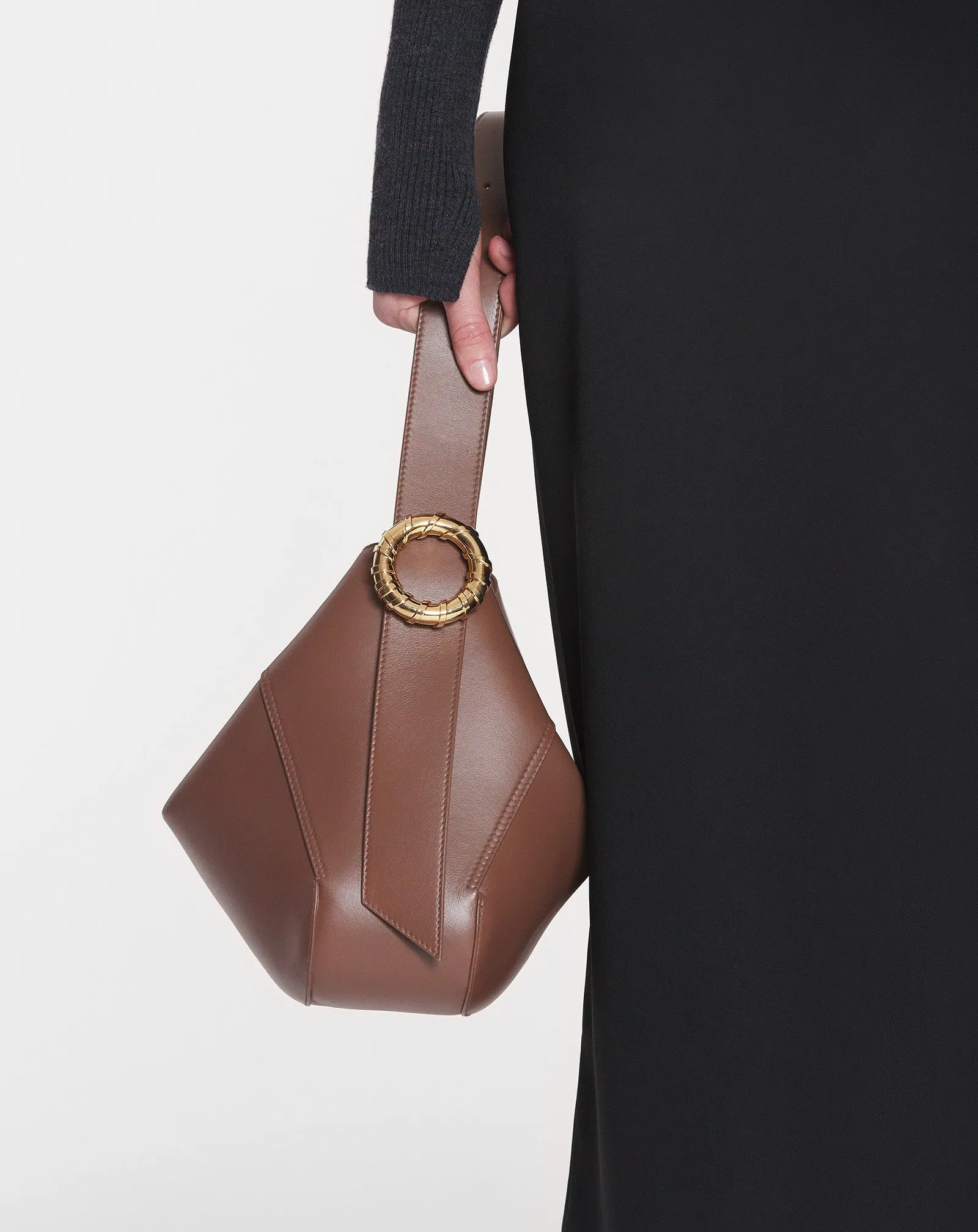 LEATHER MLODIE HOBO BAG