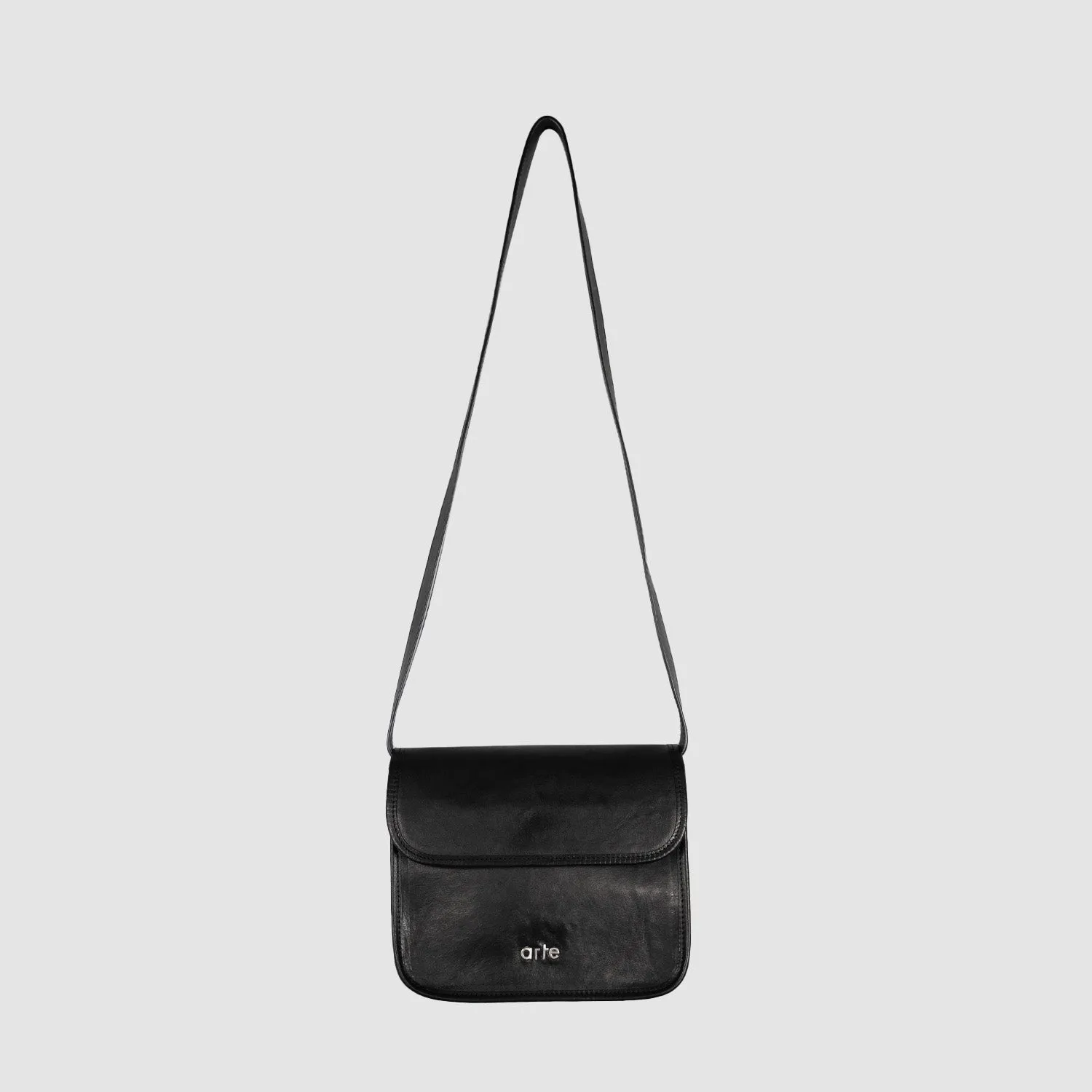 Leather Small Bag - Black