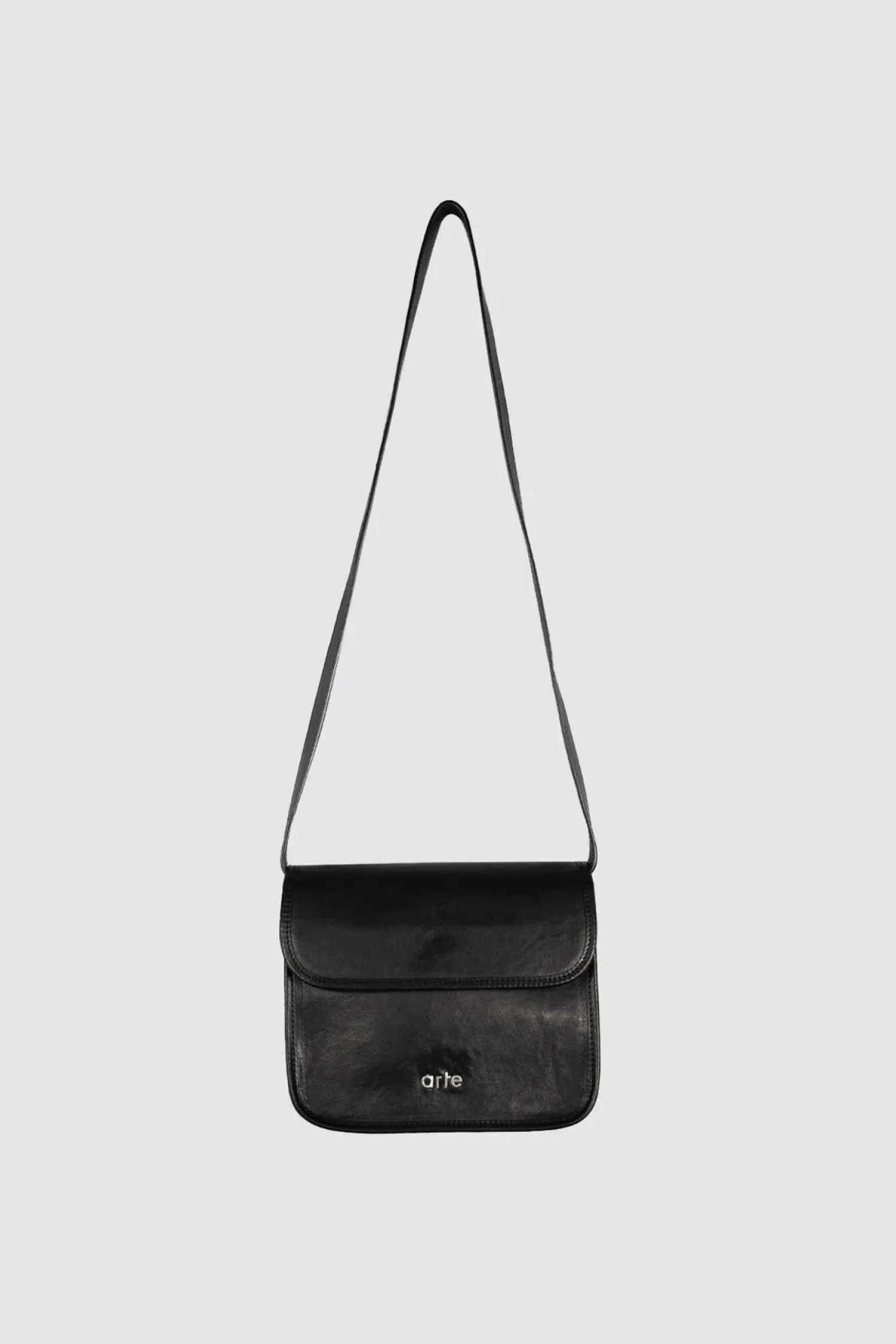 Leather Small Bag - Black