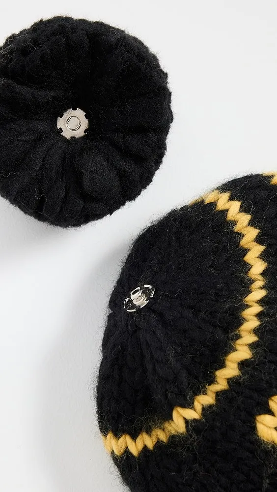 Lele Sadoughi   Steelers Beanie 