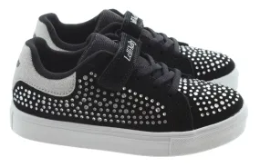 LELLI KELLY Kids LK2247 Diamante Trainers In Black