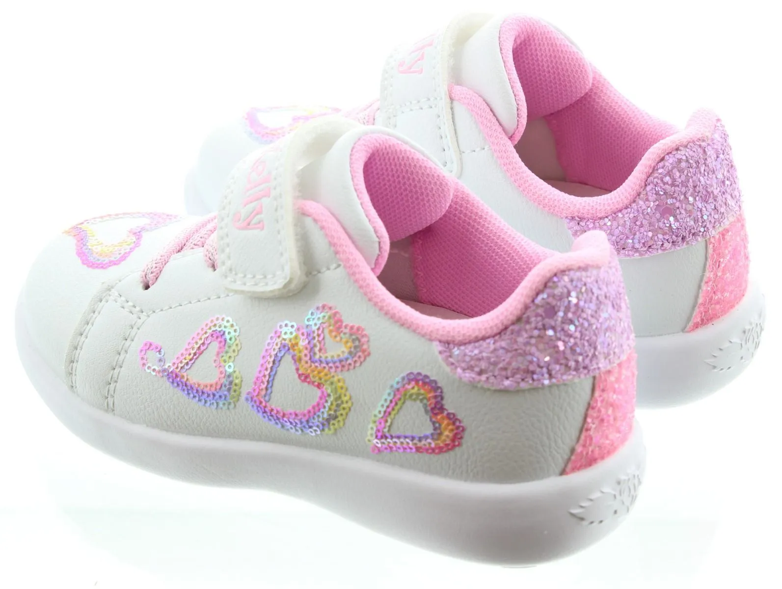 LELLI KELLY Kids LK4009 Mia Baby Trainers In White