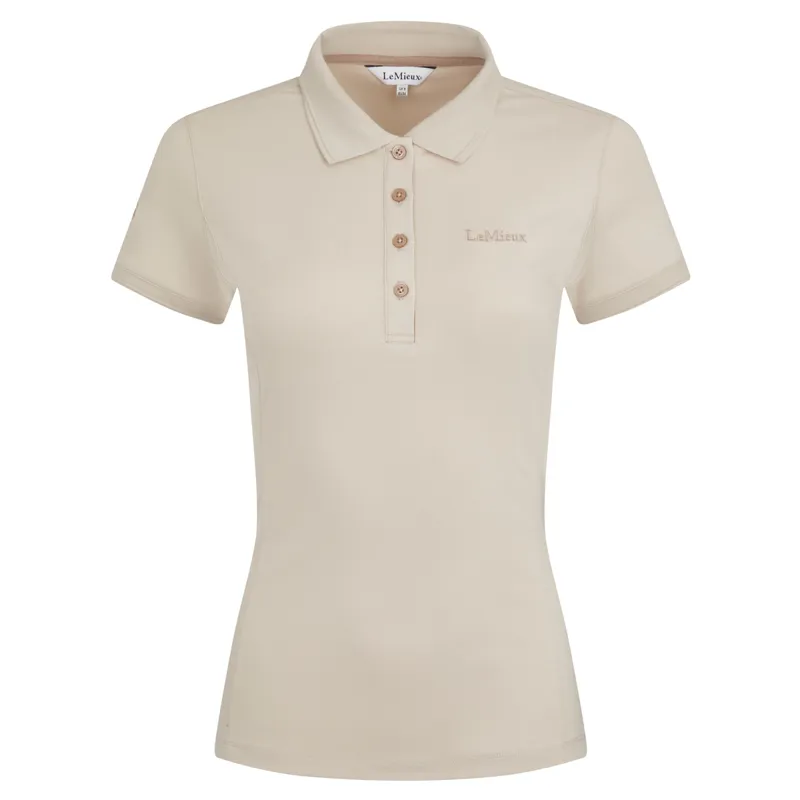 LeMieux Classique Ladies Polo Shirt - Stone