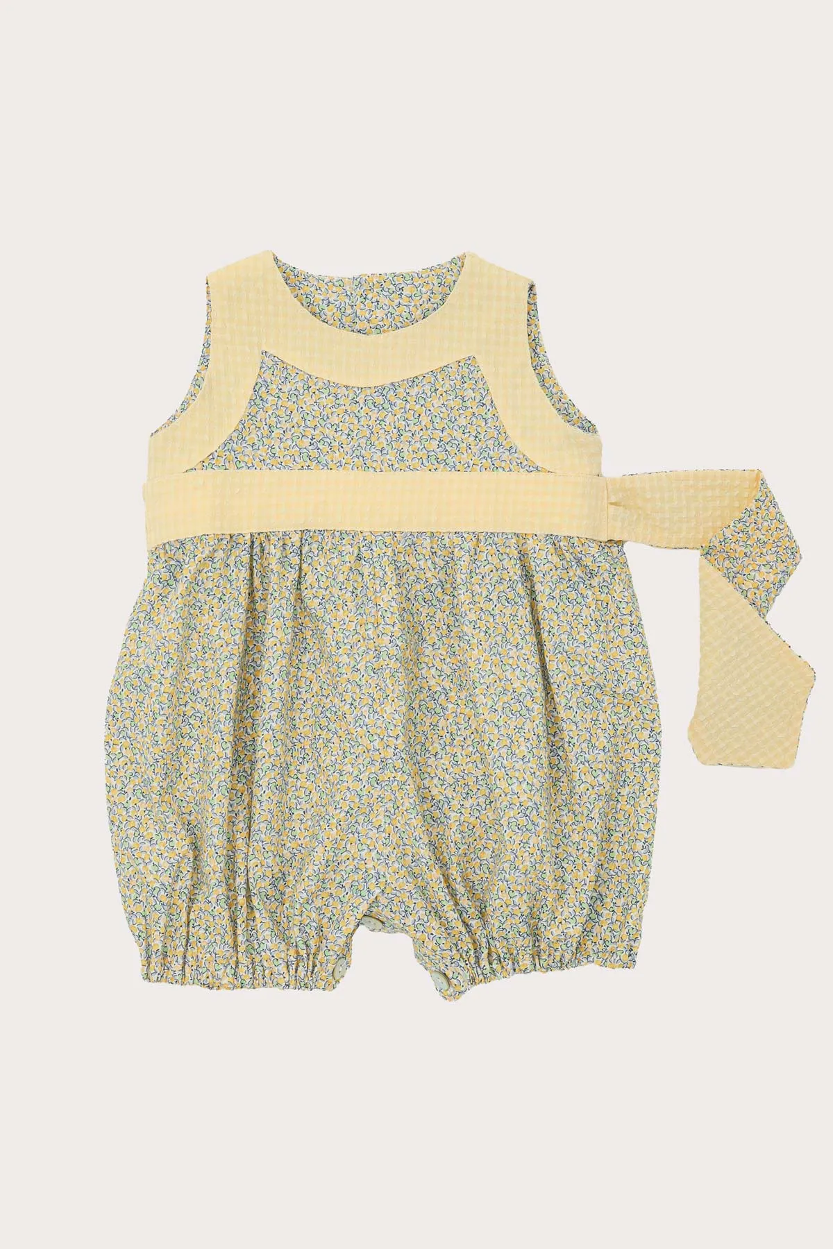 Lemon Ditsy Romper (3M - 3Y)