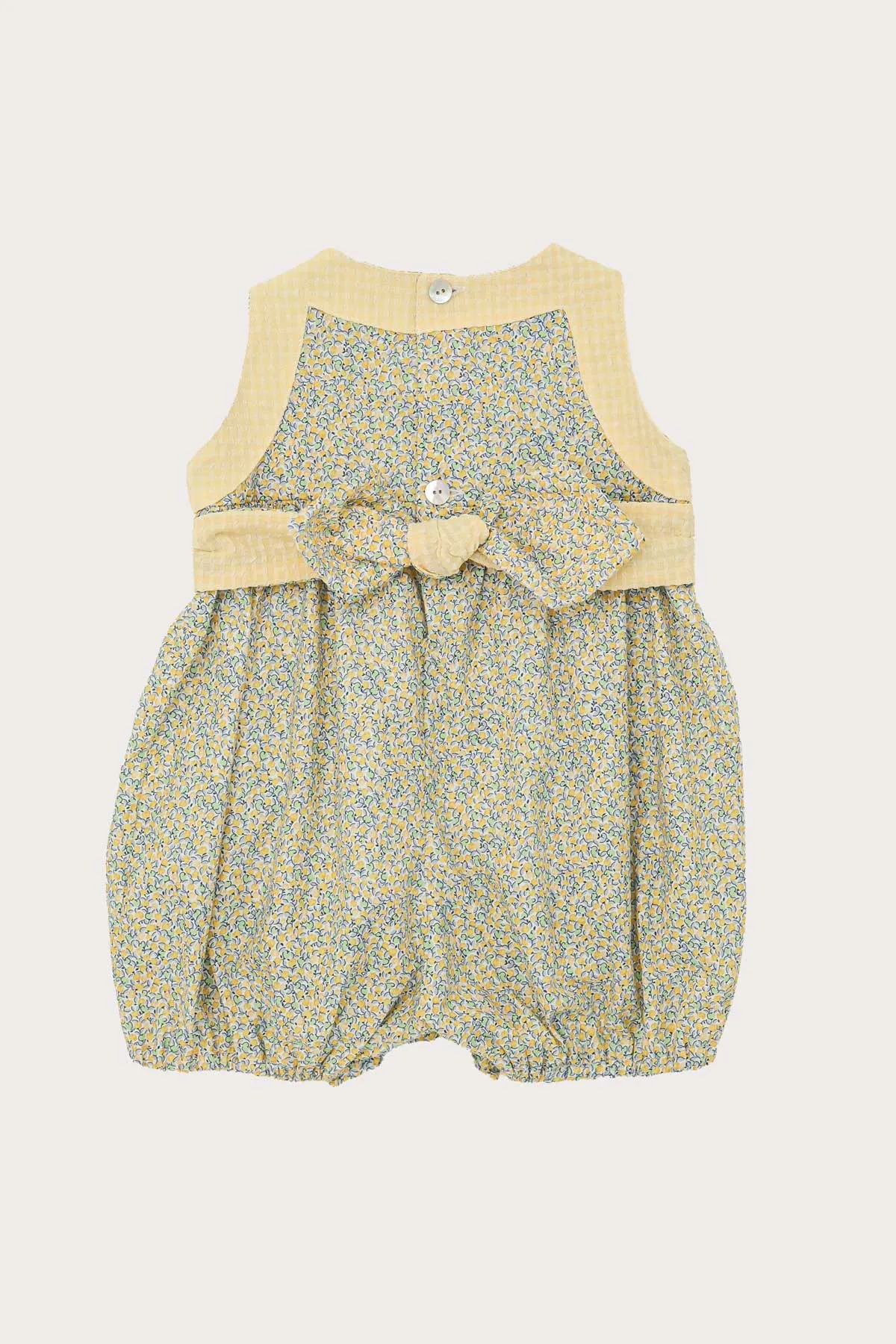 Lemon Ditsy Romper (3M - 3Y)