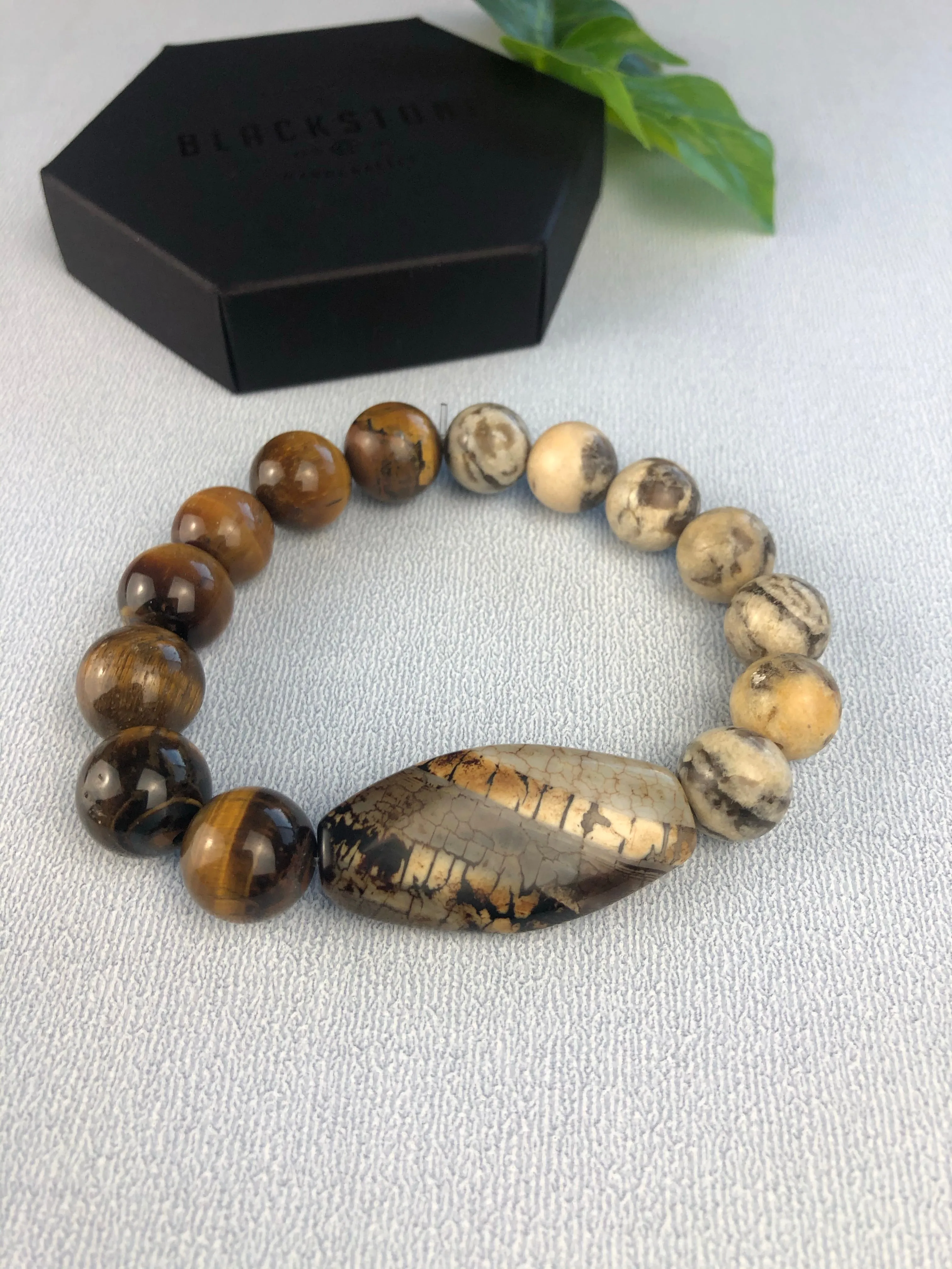 Leopard Stone Duality Bracelet