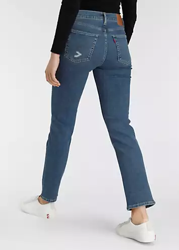 Levi’s 724 High Rise Destroyed Effect Straight Leg Jeans | Grattan