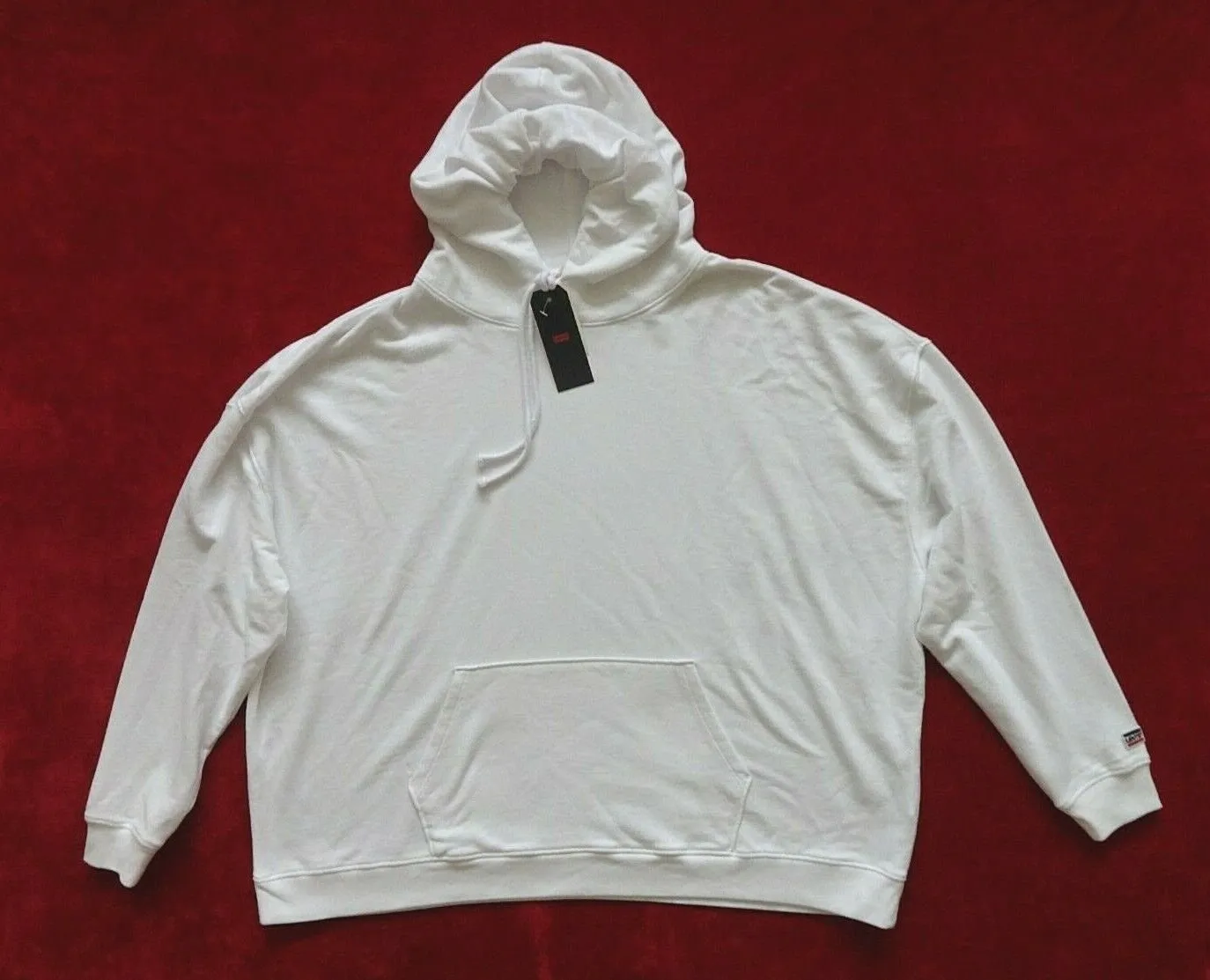 LEVI'S Trendy Plus Size Logo Fleece Hoodie