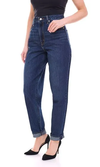 LEVI´S High Loose Taper Damen Jeans Denim-Hose im Five-Pocket-Style 24190305 Dunkelblau