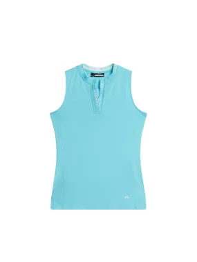 Leya Sleeveless Top / Blue Curacao