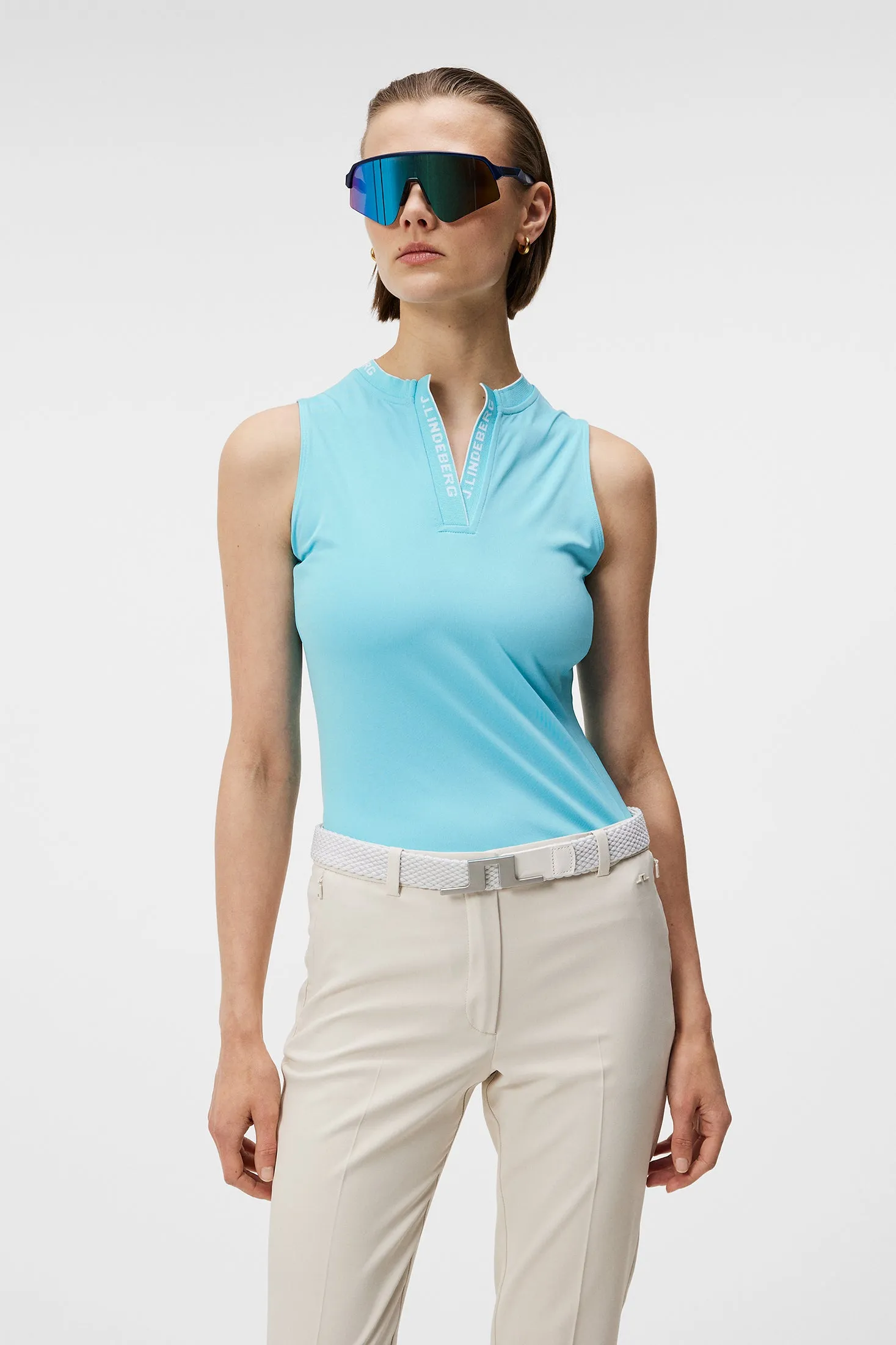 Leya Sleeveless Top / Blue Curacao