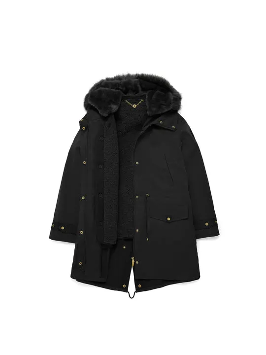 Libby       50% Off   |   Save £197.50  black Parka