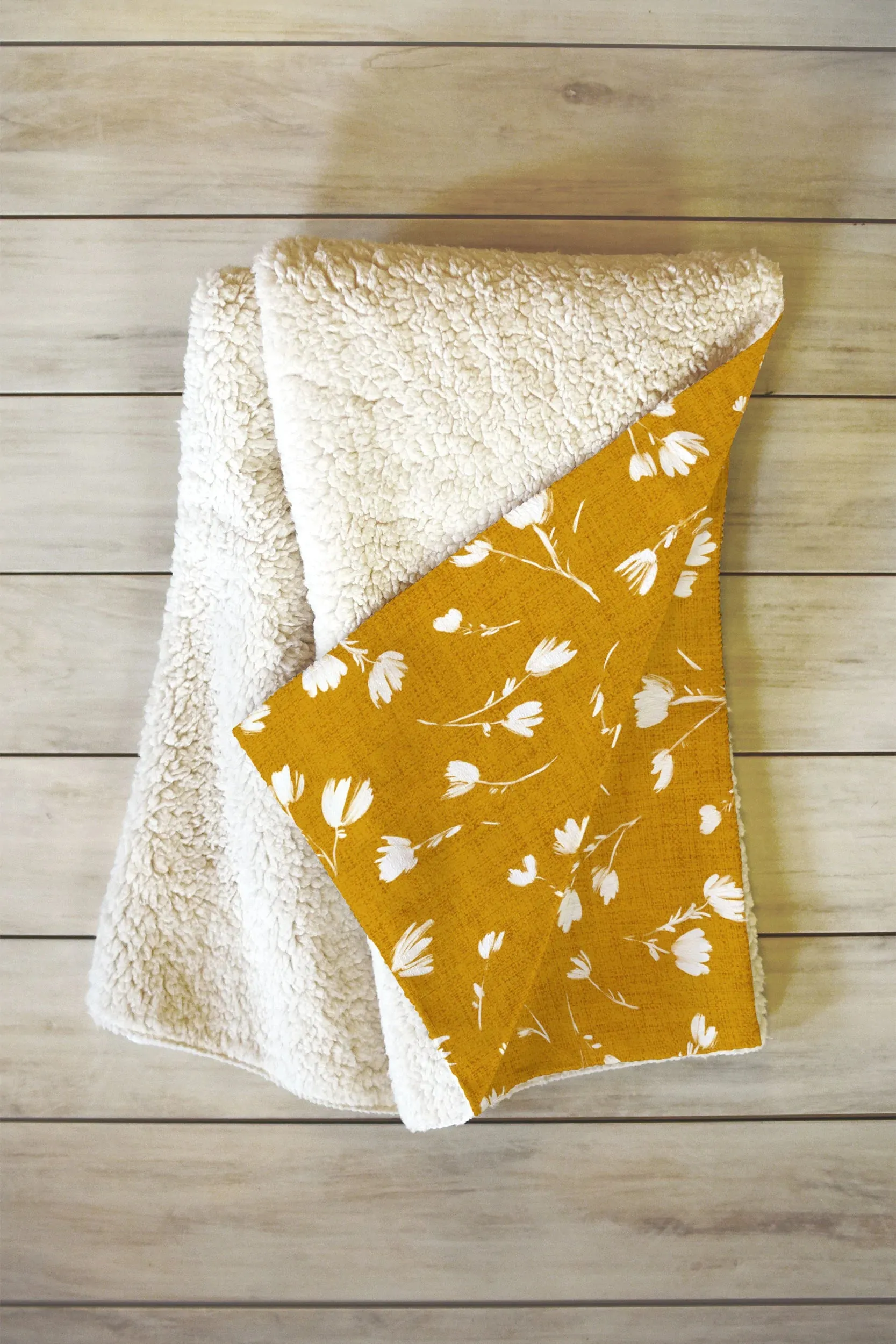 Libby Marigold Fleece Throw Blanket (DS) DD