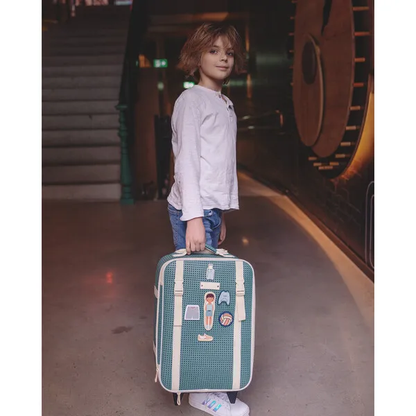 Light + Nine Suitcase, Bistro Green