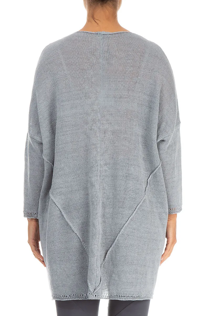 Light Grey Linen Tunic - Jumper