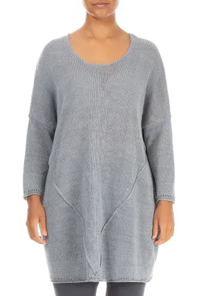 Light Grey Linen Tunic - Jumper