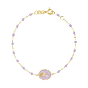 Lilac Rose Bracelet, Yellow Gold, 6.7