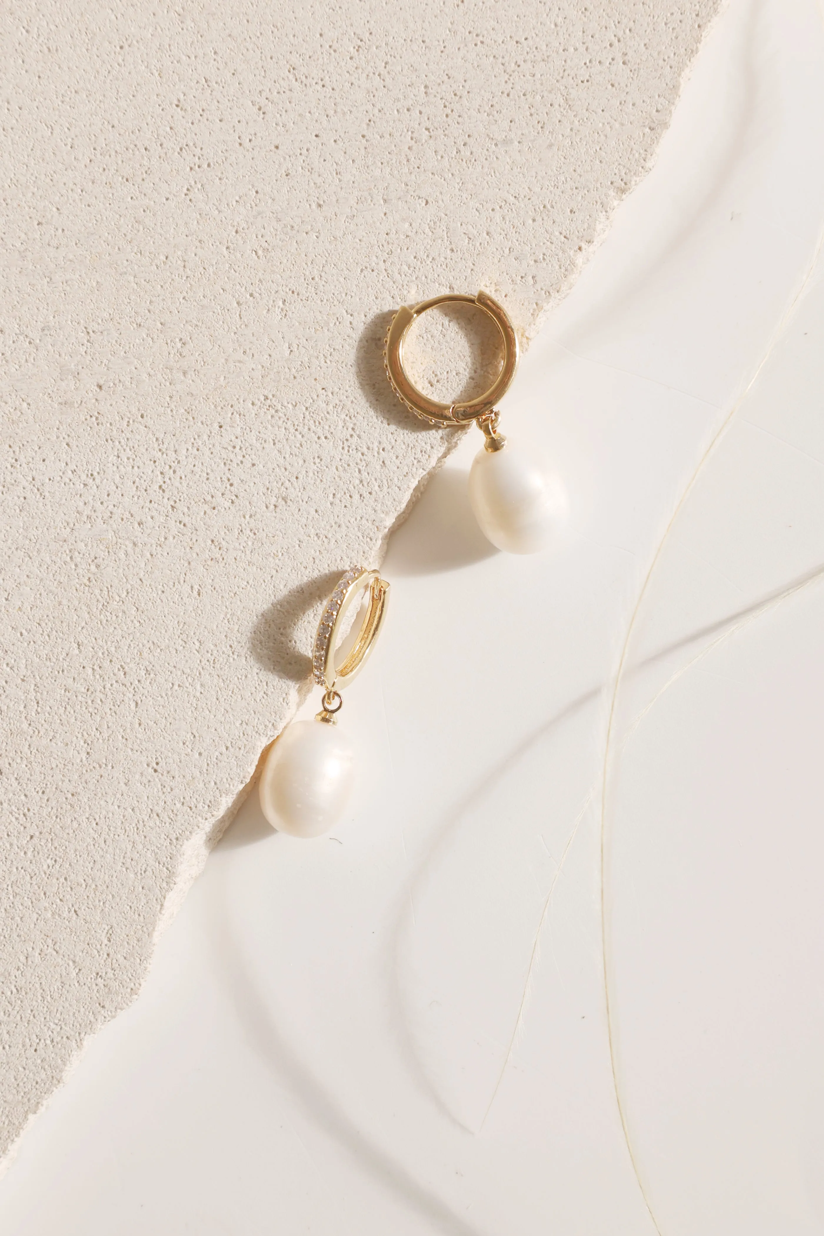 Lily  Pearl Drop Earrings