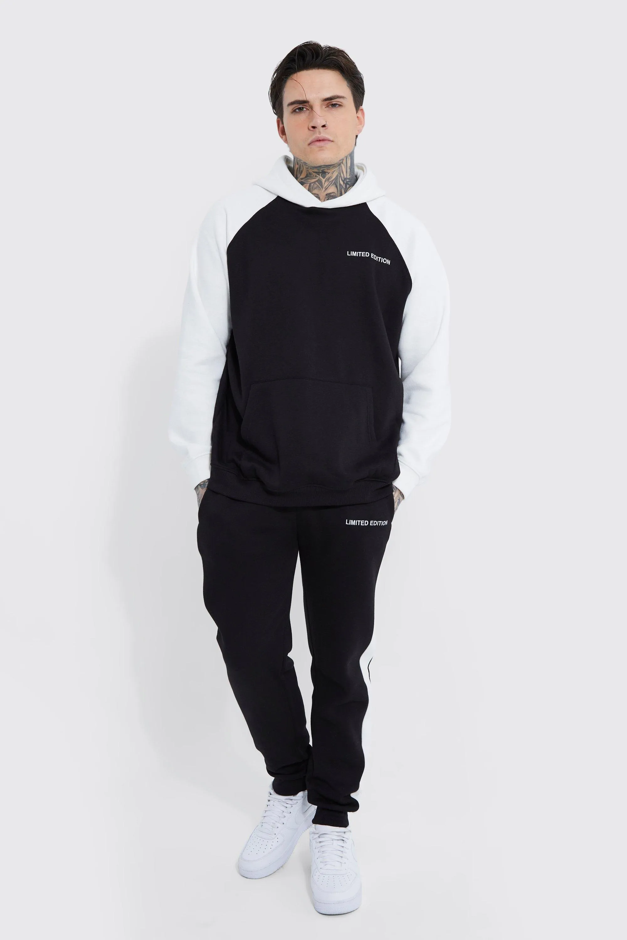 Limited Raglan Panel Hooded Tracksuit