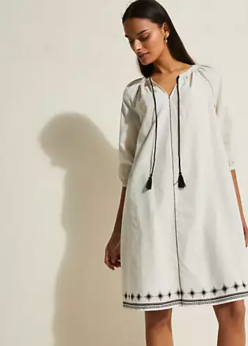 Linen Tunic Dress by bonprix | Look Again