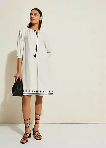 Linen Tunic Dress by bonprix | Look Again