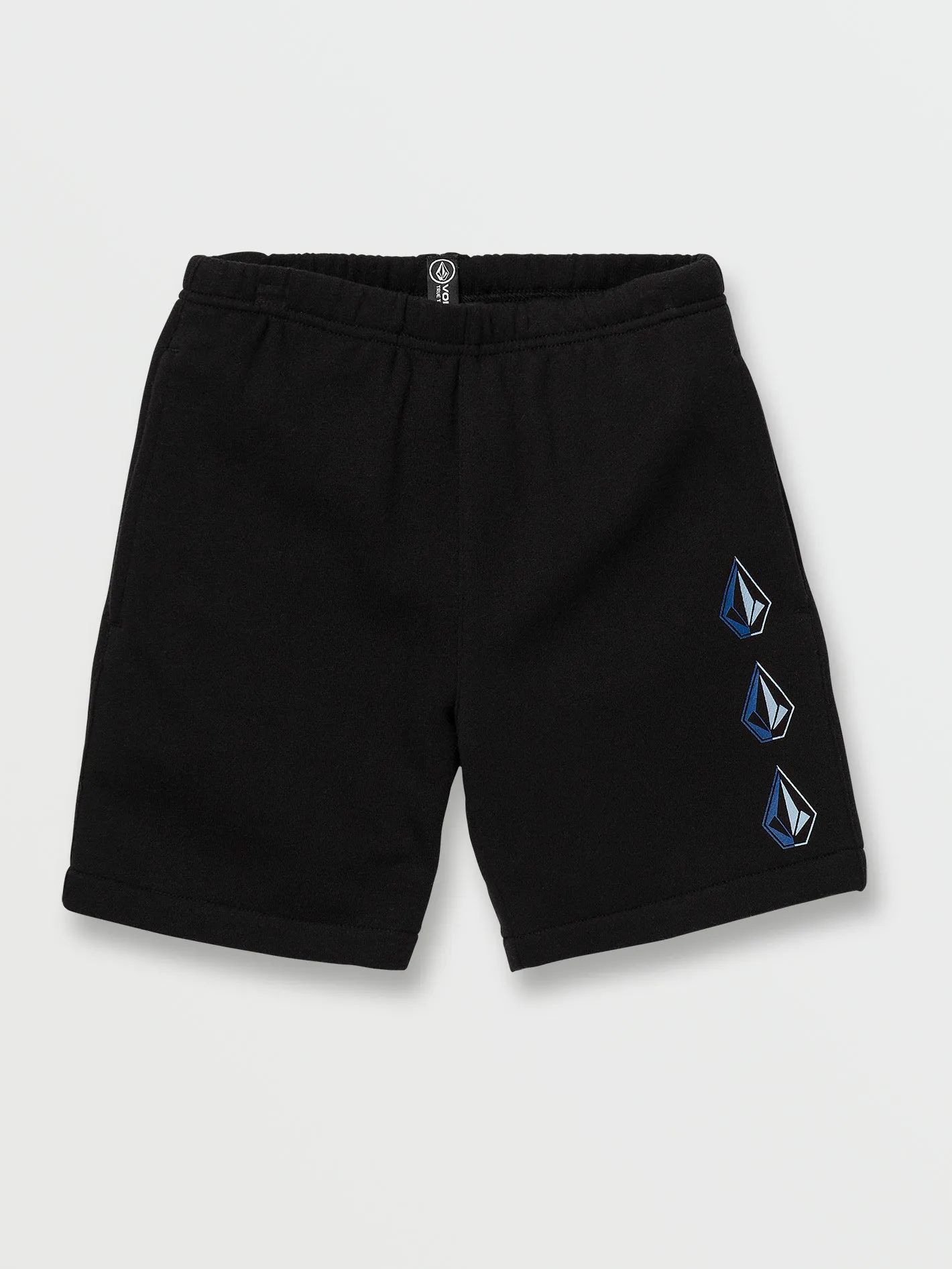 Little Boys Iconic Stone Fleece Shorts - New Black