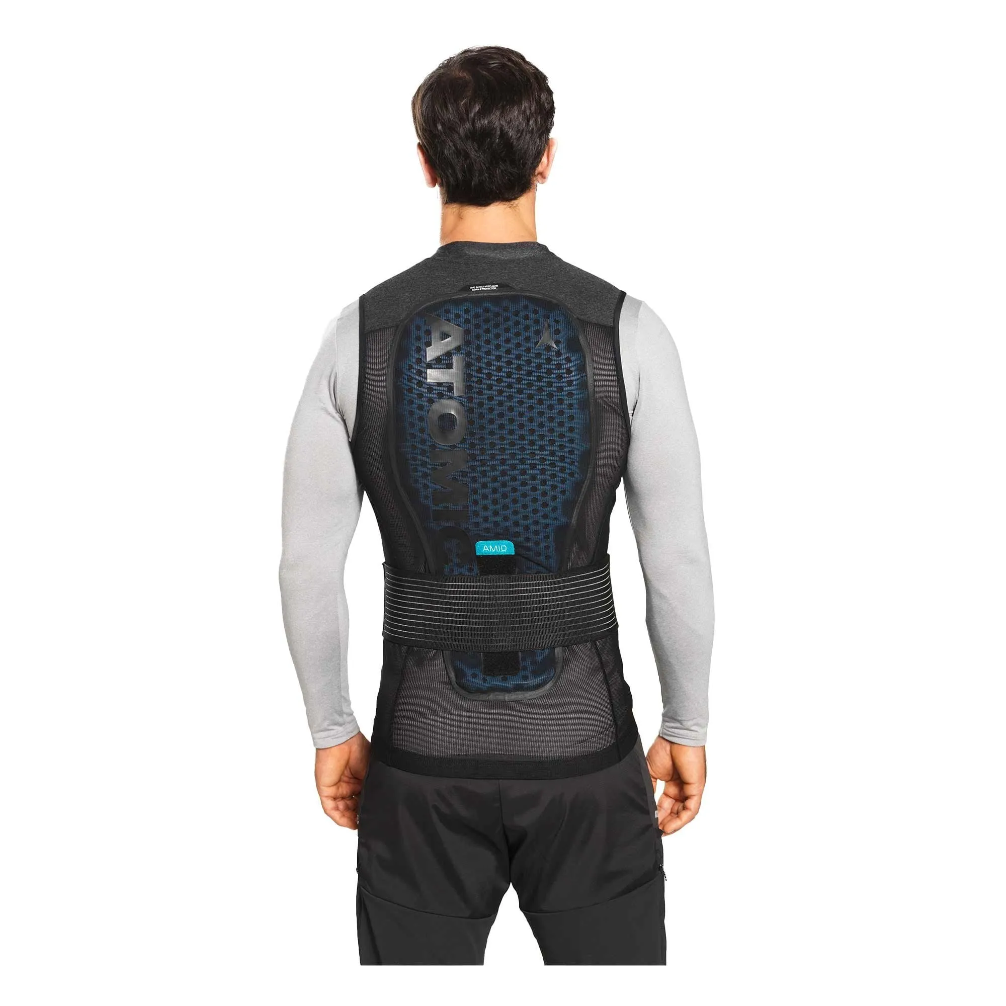 Live Shield AMID Vest M Back Protector - All Black