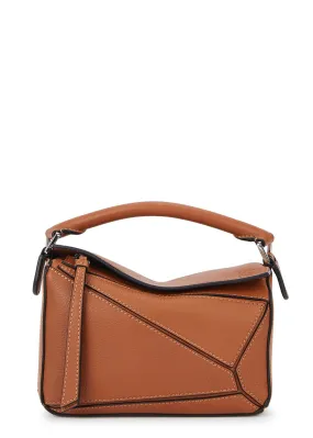 LOEWE Puzzle mini leather cross-body bag -                         -                     -                