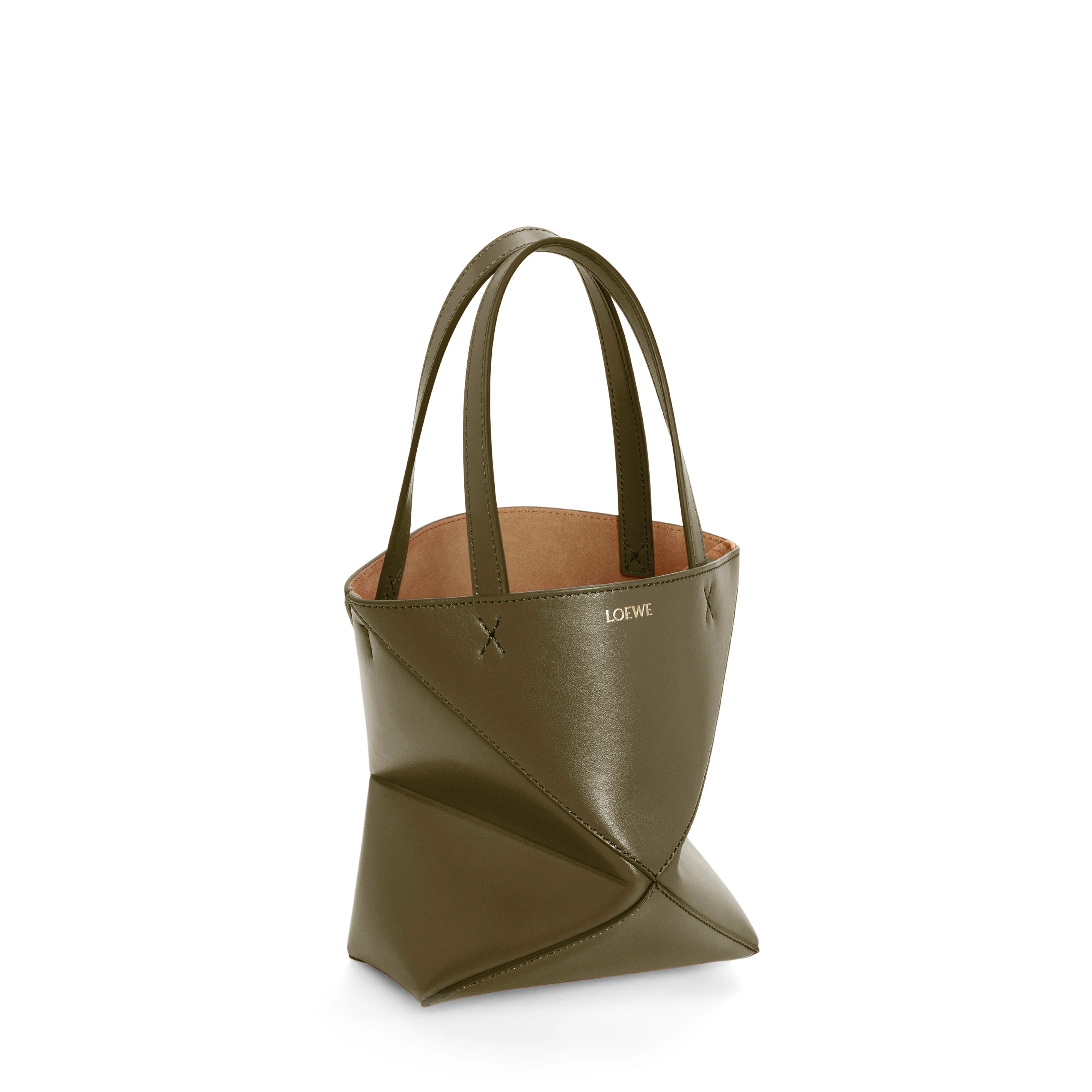 Loewe - Women’s Puzzle Fold Tote Mini - (Dark Khaki Green)
