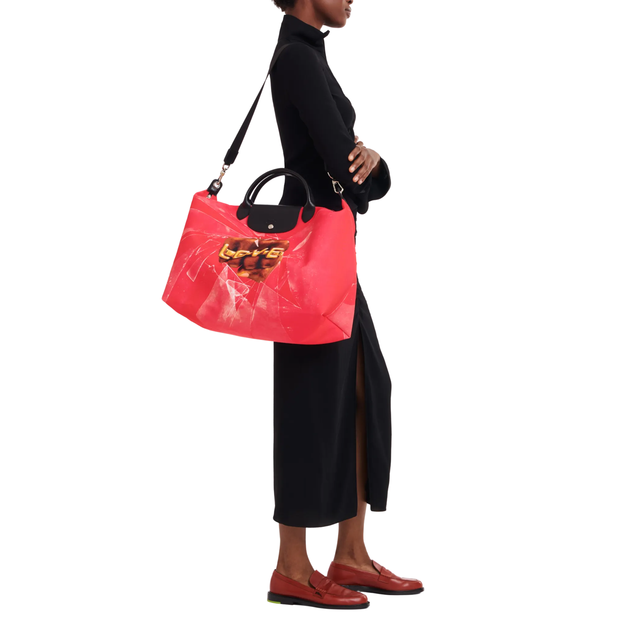 LONGCHAMP LE PLIAGE LOVE TRAVEL BAG