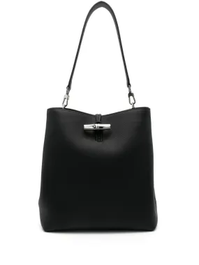 Longchamp medium Le Roseau shoulder bag - Black