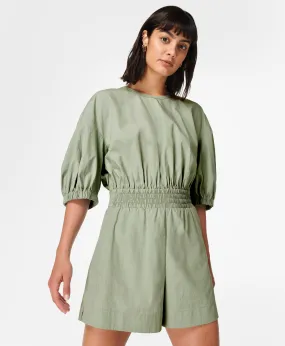 Loren Poplin Romper