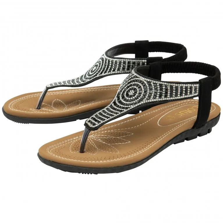 Lotus Aura Womens Toe Post Sandals